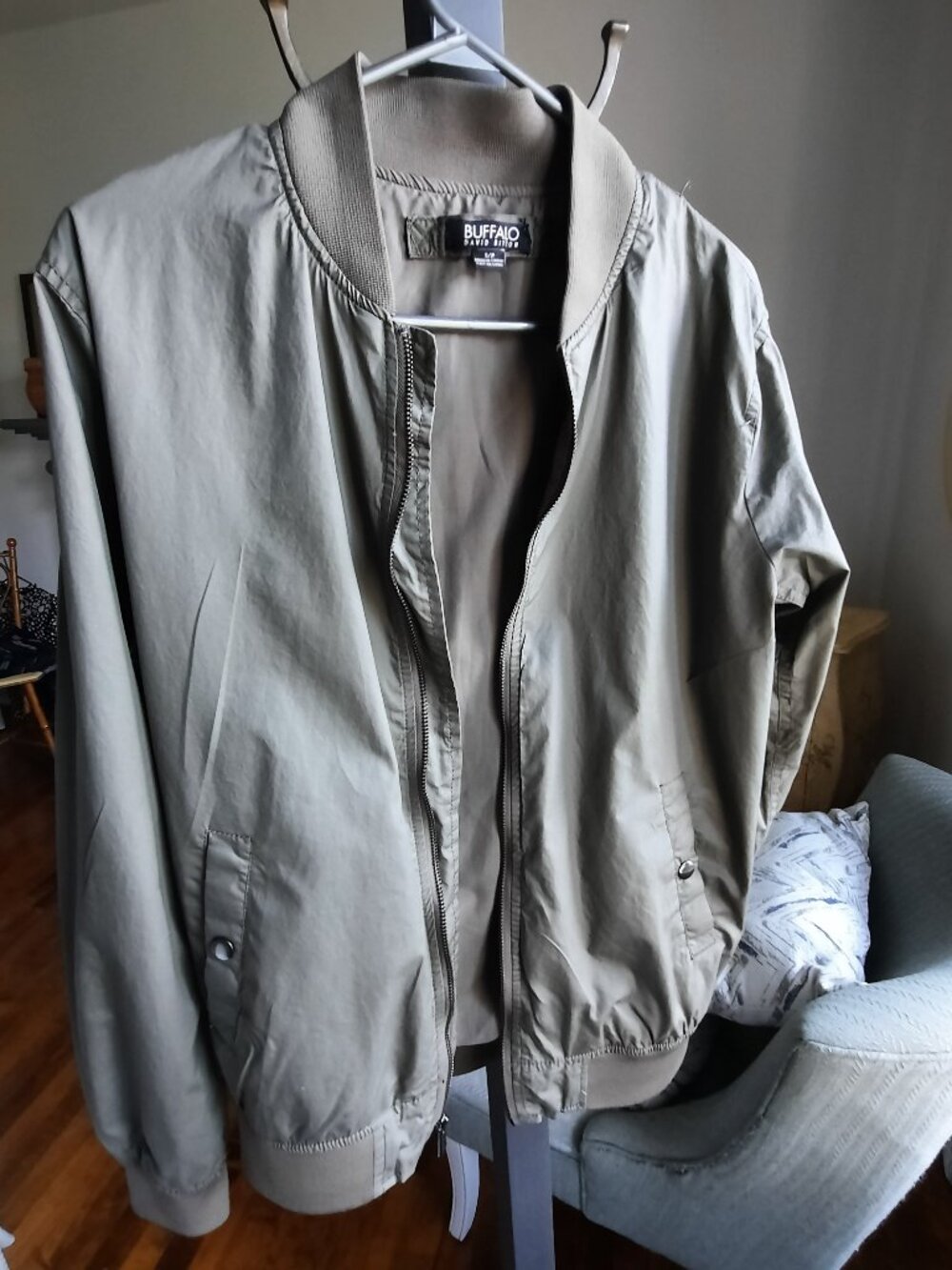 Pure cotton Buffalo David Bitton bomber jacket - Picture 2 of 8
